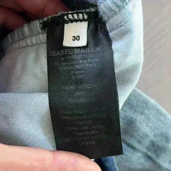 Isabel Marant Jack trouser Jeans acid wash size 30 - Picture 3 of 7